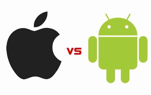 حرب أنظمة تشغيل الهواتف الذكيه : Android vs iOS  [صور]