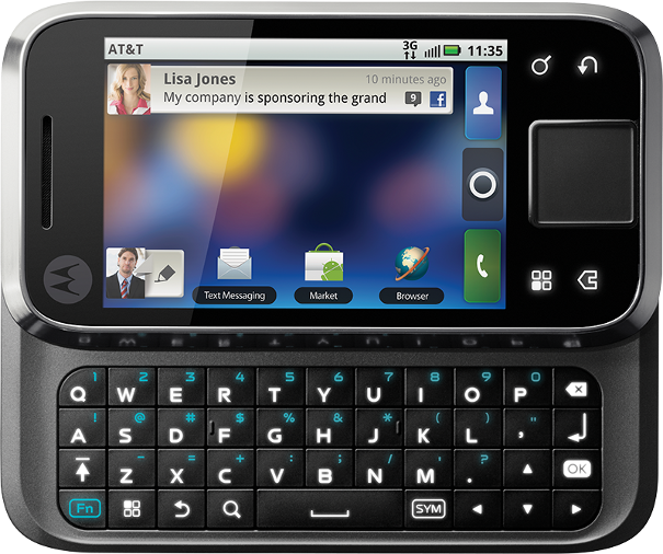الهاتف Motorola Flipside يحصل علي تحديث أندرويد 2.2