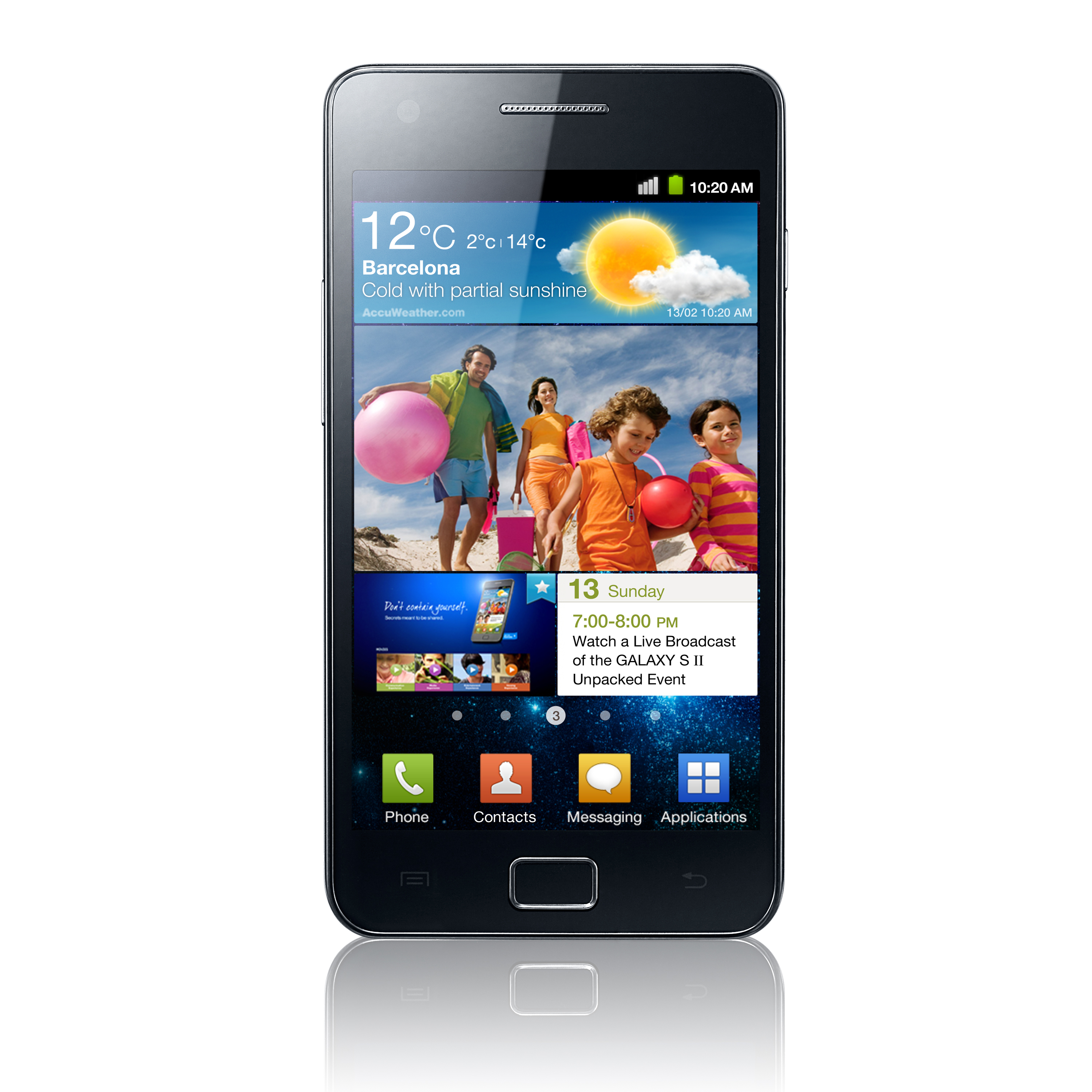 سامسونج تختبر إصدار 2.3.5 للهاتف Galaxy S II