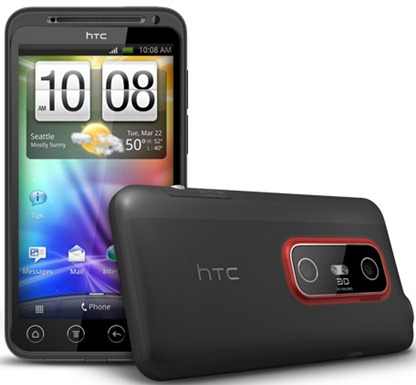 الهاتف HTC EVO 3D متوفر للبيع في مصر عبر موبايل شوب