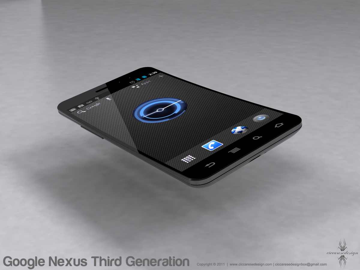 تصميمات تخيليه لهاتف جوجل القادم Nexus Prime