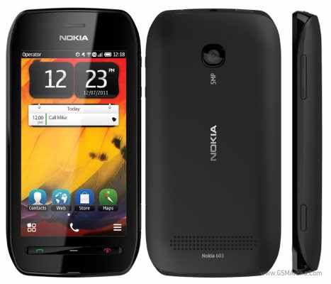 نوكيا تكشف رسميا عن الهاتف Nokia 603 بنظام Symbian Belle  ومعالج 1 جيجاهيرتز وتقنية NFC