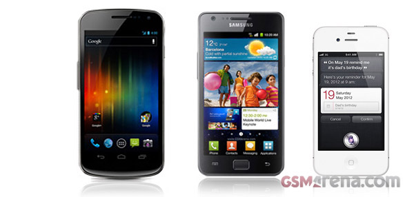 معركة العام : iPhone 4S vs. Galaxy S II vs. Galaxy Nexus